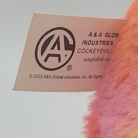A&A Global Monkey Blue Face Rainbow Plush  Pastel - Picture 7 of 12